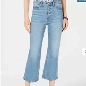 Lucky Brand Bridgette Button-Fly Flare Jeans - Aqua NWT New with Tags Size 29 S